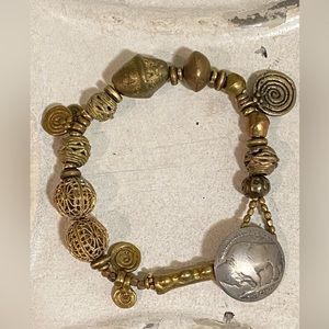 African Brass Bracelet